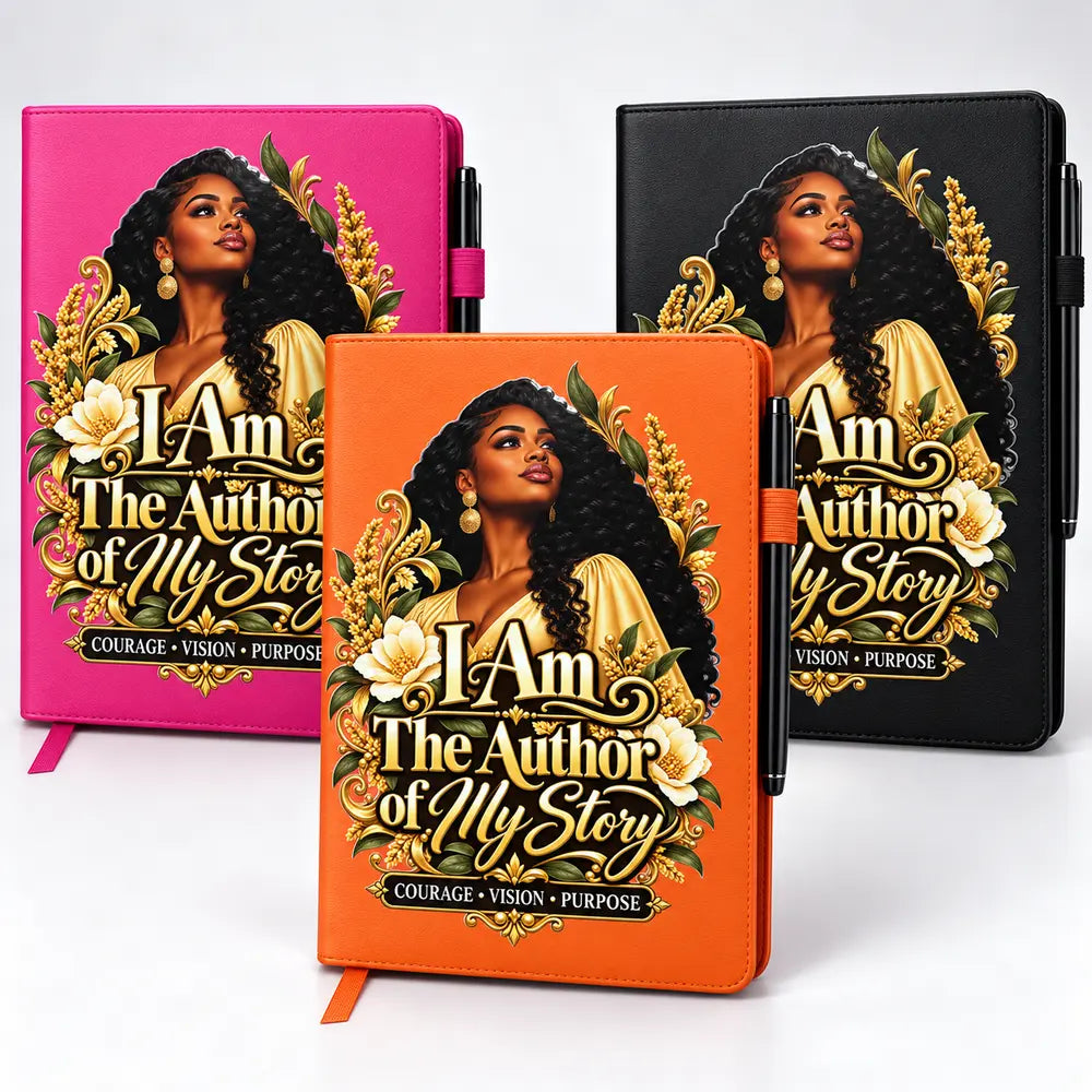 I Am The Author of My Story journal mockup