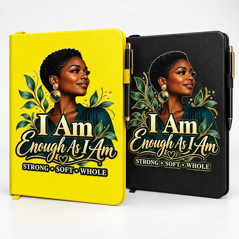 I Am Enough As I Am journal mockup