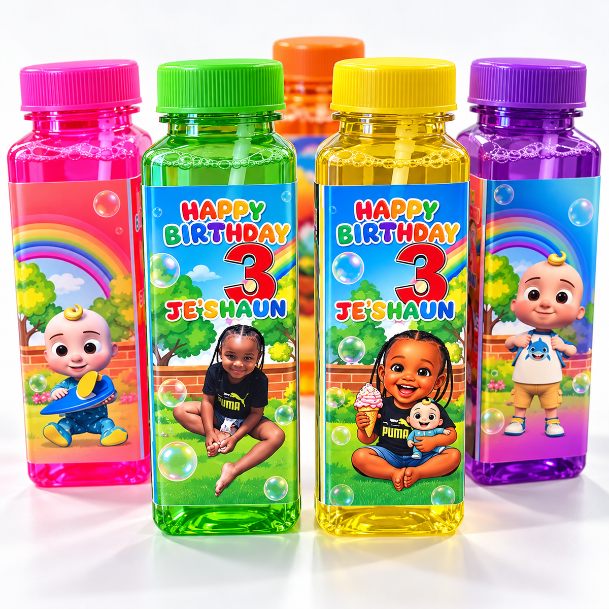 Personalized Bubble Party Favors – Set of 12