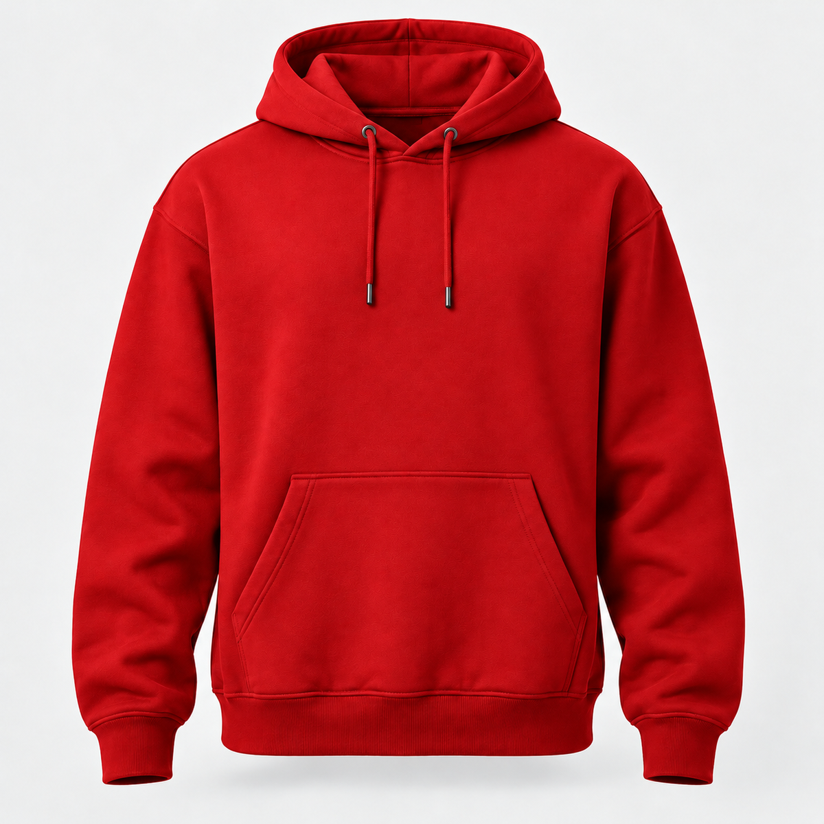 Red custom hoodie mockup