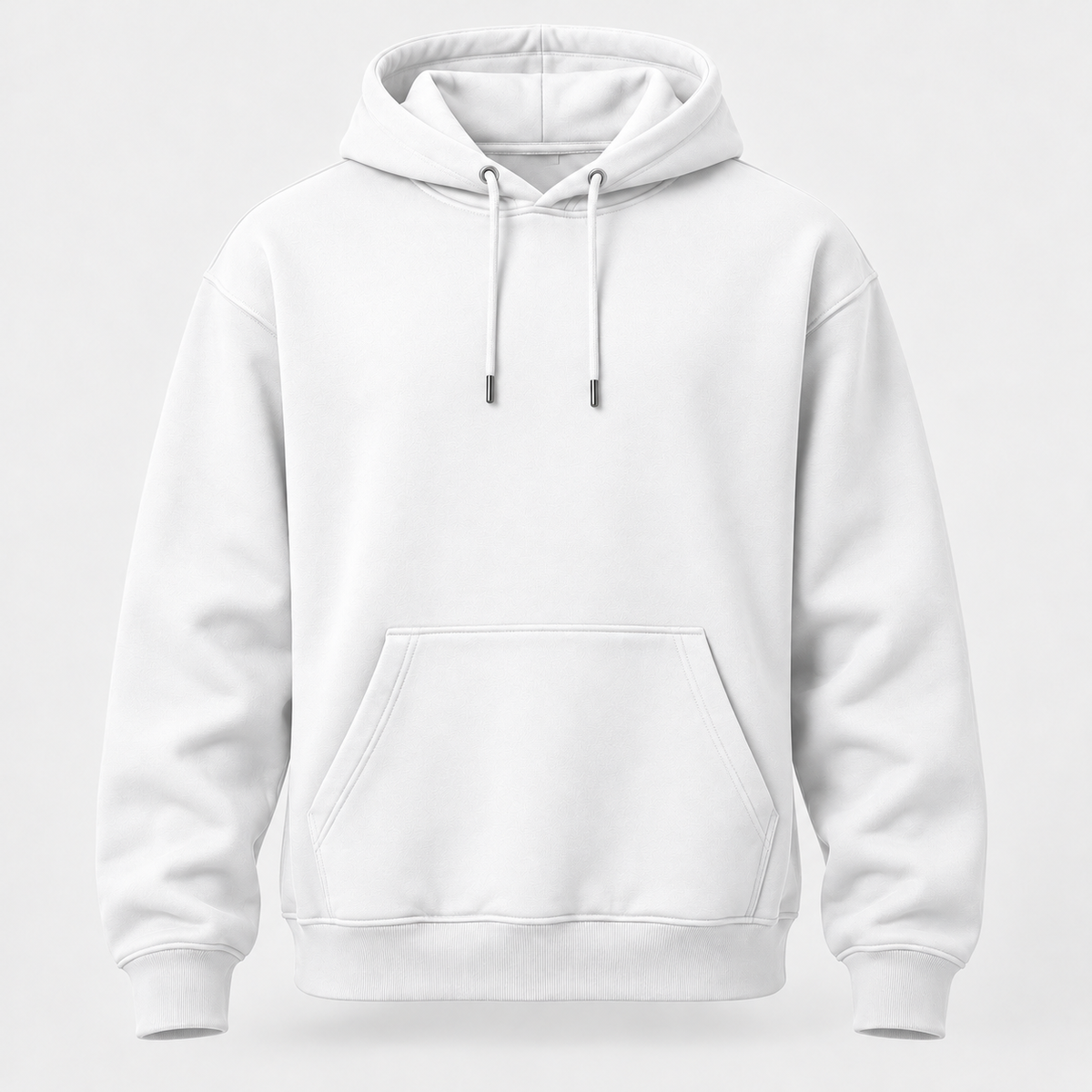 White custom hoodie mockup