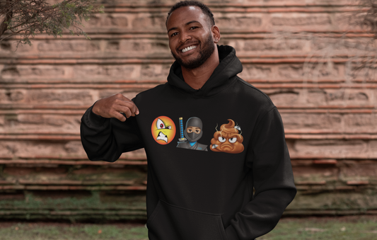Mad Ninja S**t Emoji Hoodie