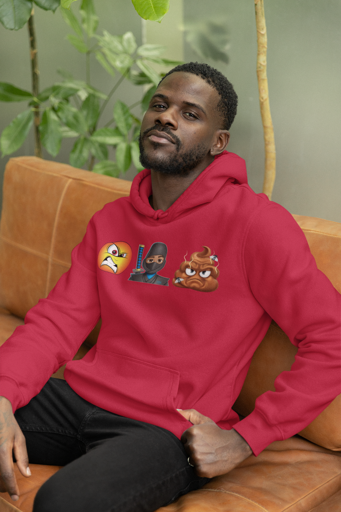Mad Ninja S**t Emoji Hoodie