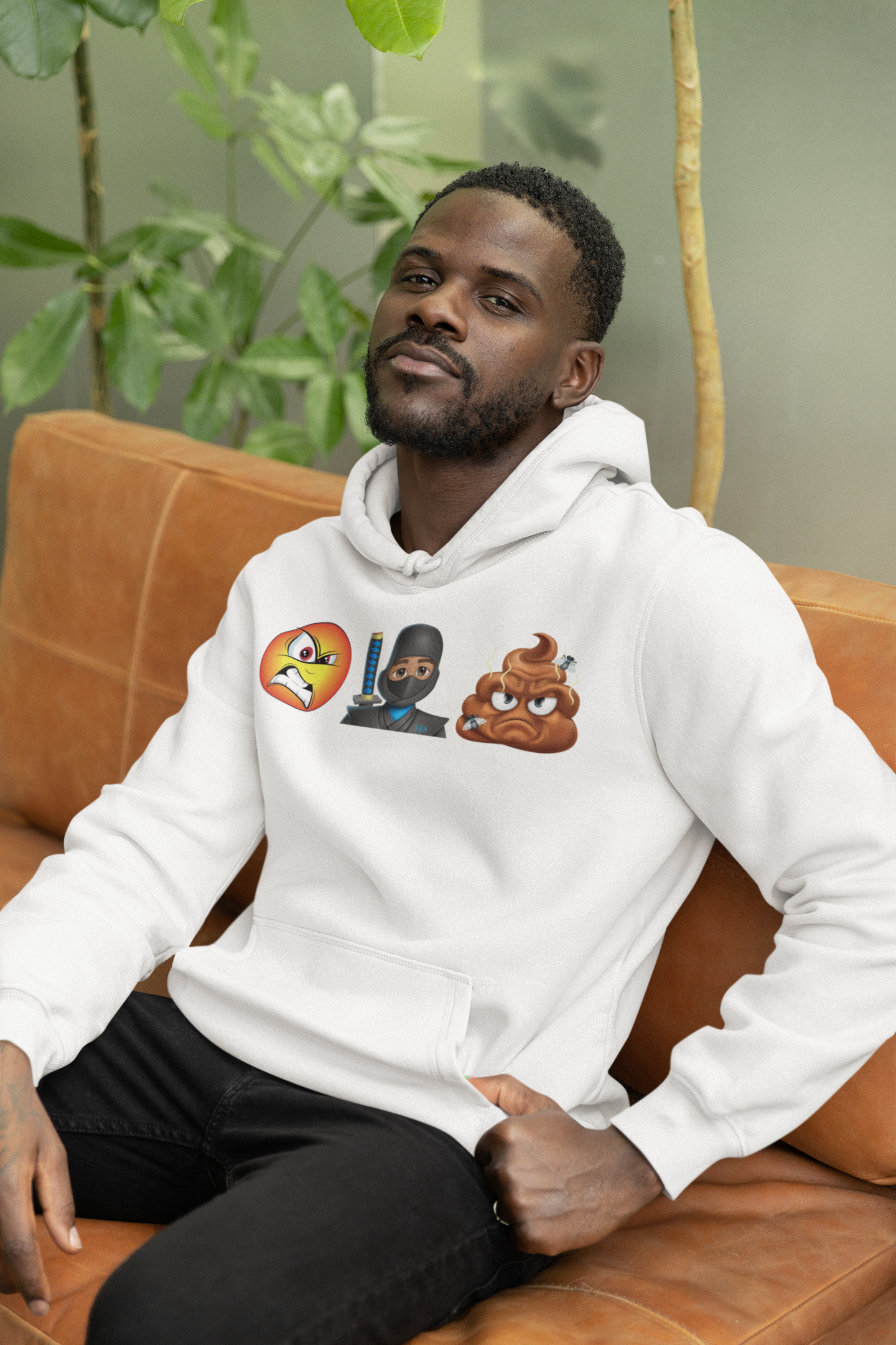 Mad Ninja S**t Emoji Hoodie