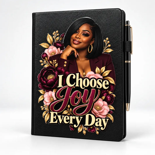 I Choose Joy Every Day journal mockup
