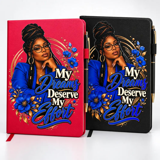 My Dreams Deserve My Effort journal mockup